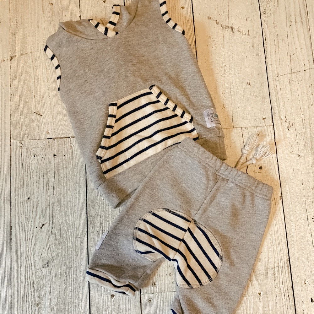 Hoodie set Purl Lamb